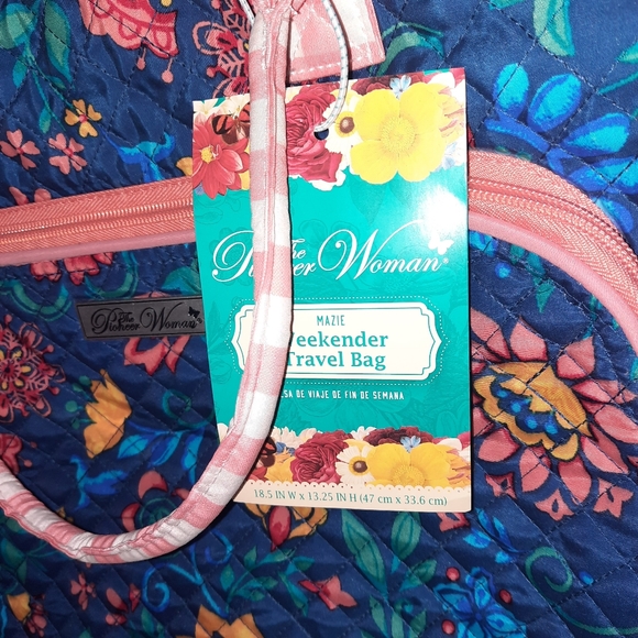 🤑Pioneer Woman Quilted MAZIE Weekender Bag 18.5" x 13.25" - Picture 5 of 10